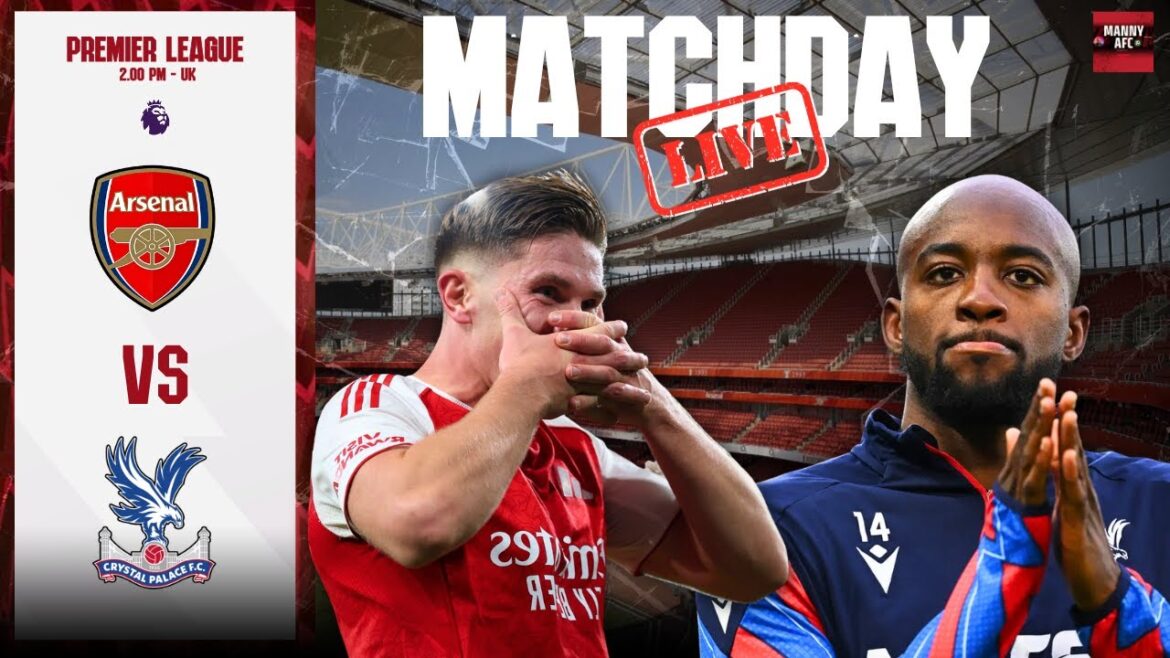JOURNÉE EN DIRECT | Arsenal contre Crystal Palace | #arsenal #palacedecristal