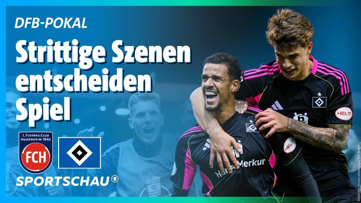 1. FC Heidenheim - Hamburger SV Faits saillants de la Coupe DFB, 2e tour | Spectacle sportif de football