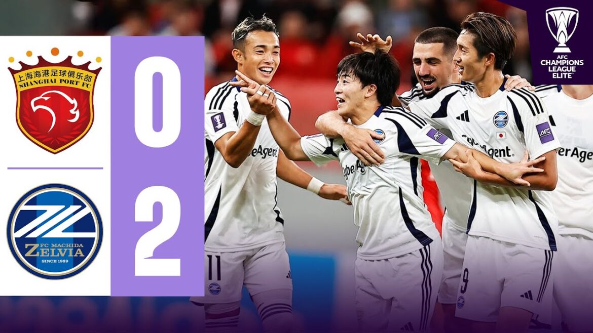 NUIT HISTORIQUE pour Machida Zelvia | Port de Shanghai 🇨🇳 contre FC Machida Zelvia 🇯🇵 | Points forts ACL Elite™