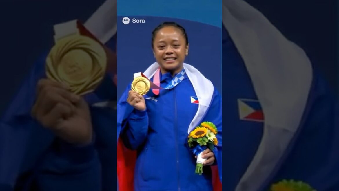 【感動】筋肉美人　フィリピン初の金メダル！　　#フィリピン #ヒディリンディアス #重量挙げ #筋肉美人 Hidilyn Diaz Wins Gold