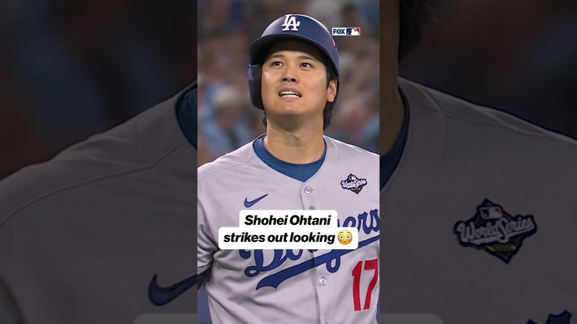 Shohei Ohtani se lance à la recherche 😳 #mlb #baseball #shoheiohtani #Dodgers #worldseries
