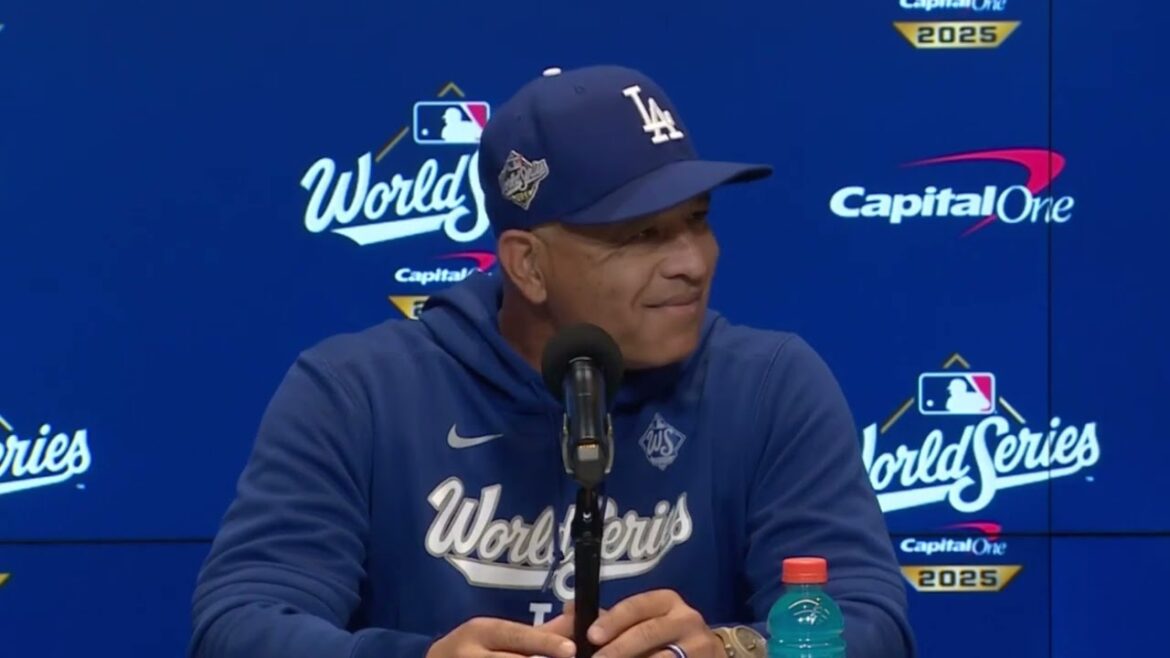 Dave Roberts sur Shohei Ohtani jouant peut-être au champ extérieur et à l’enclos des releveurs, plan du match 6 des Dodgers World Series Dave Roberts sur Shohei Ohtani jouant peut-être au champ extérieur et à l'enclos des releveurs, plan du match 6 des Dodgers World Series