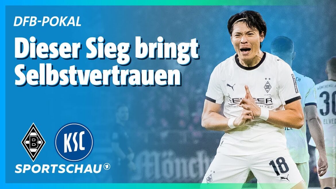 Borussia Mönchengladbach - Karlsruher SC Faits saillants de la Coupe DFB, 2e tour | Spectacle sportif de football