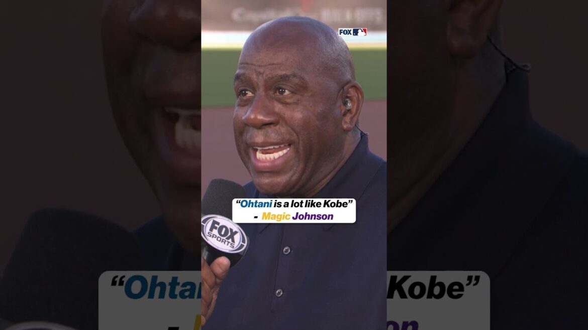 Magic Johnson compare Shohei Ohtani à Kobe Bryant 😤 #dodgers #ohtani #mlb