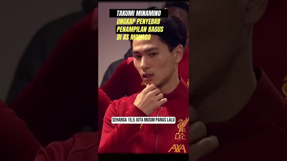 Takumi MINAMINO révèle sa bonne performance à l'AS MONACO @chansfootygame #shorts