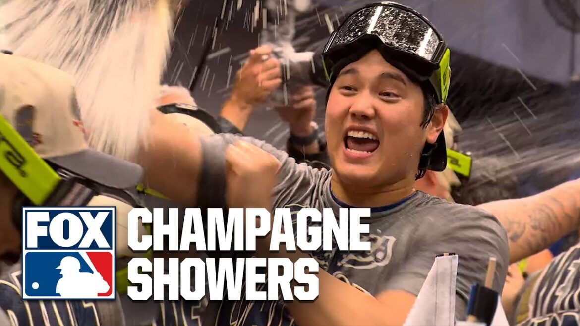 Célébration ÉPIQUE des vestiaires des Dodgers 🍾 Champions des Séries mondiales 2025 Célébration ÉPIQUE des vestiaires des Dodgers 🍾 Champions des Séries mondiales 2025