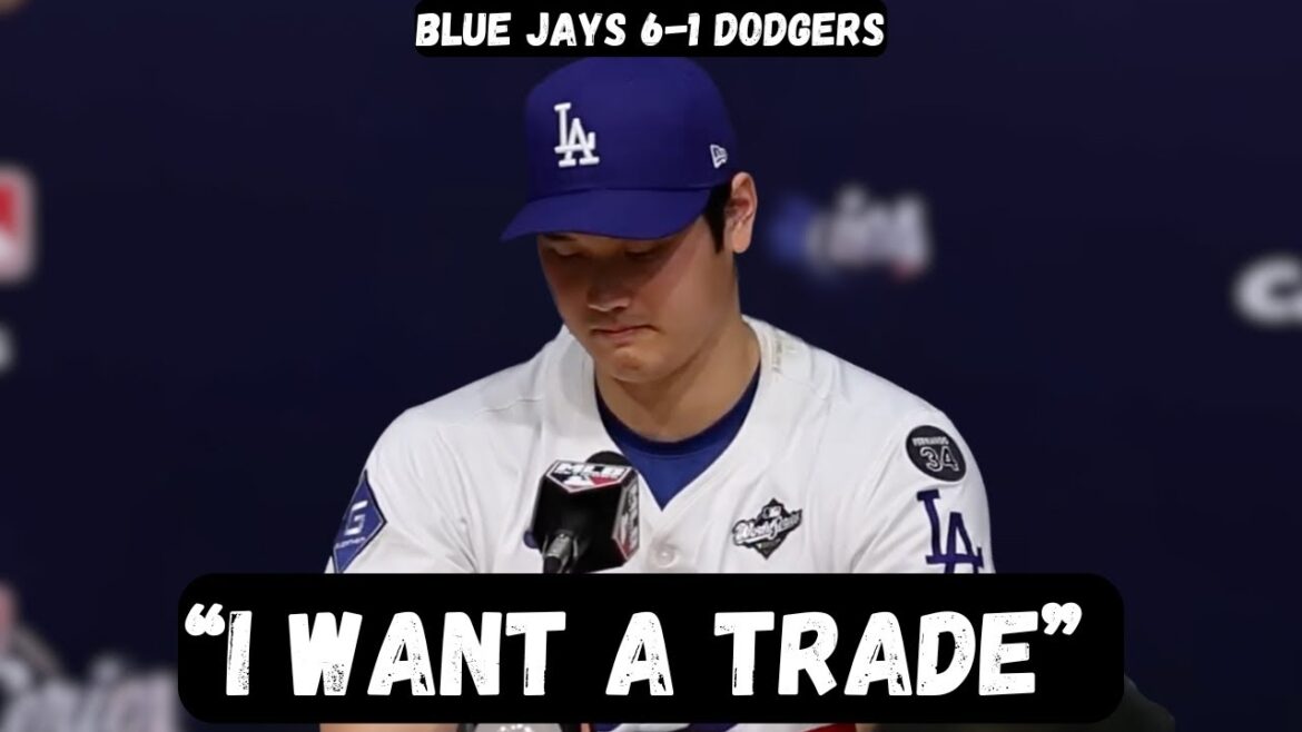 Shohei Ohtani DEMANDE UN ÉCHANGE à Toronto après la défaite du cinquième match – Entretien d'après-match contre les Blue Jays