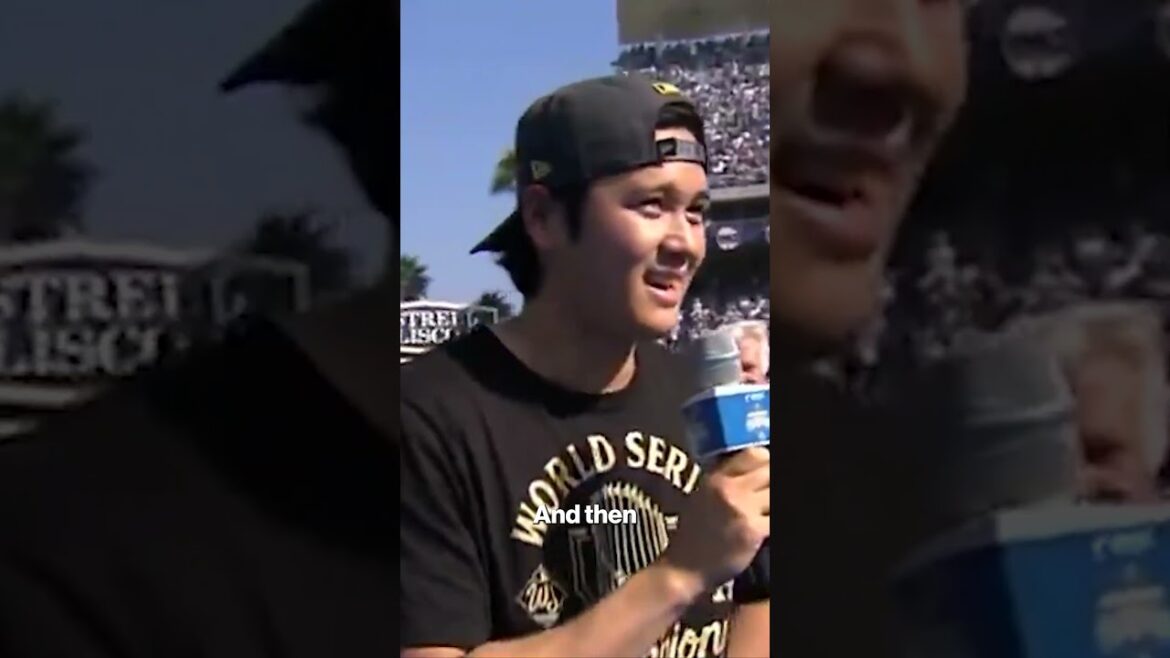 Anglais ou japonais, Shohei Ohtani apporte l'ÉNERGIE ! 🗣️ #shorts