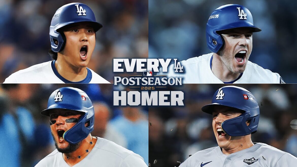 TOUS LES HOME RUNS D'APRÈS-SAISON frappés par les Dodgers champions des World Series 2025 ! (Ft. Shohei, Freddie et PLUS)