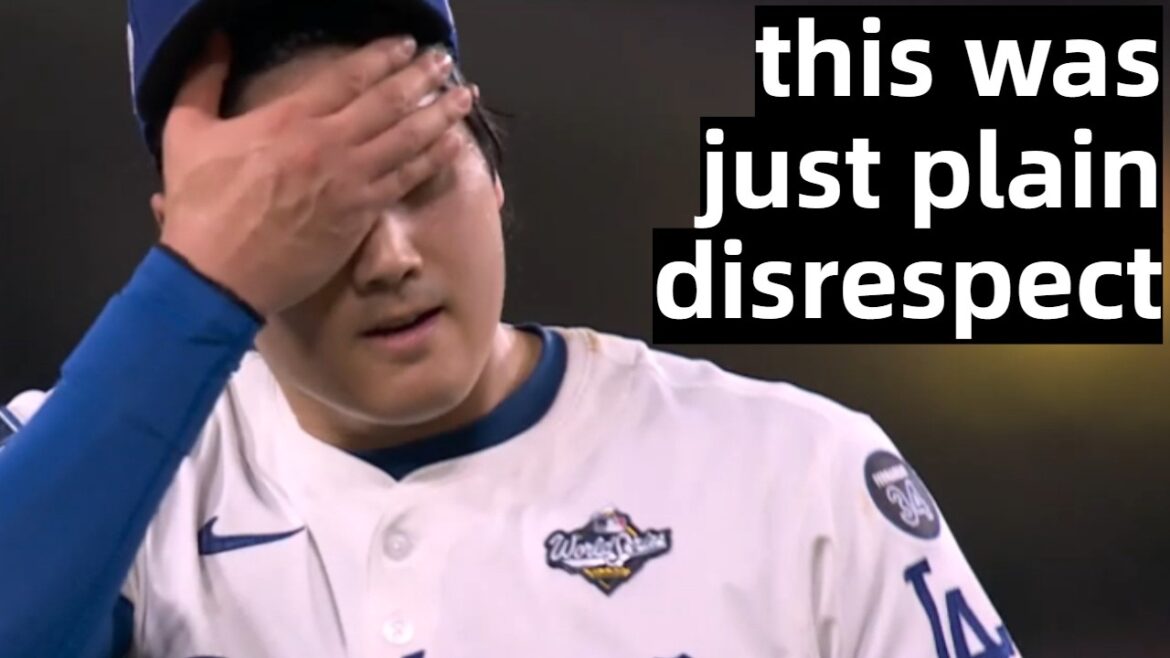 Shohei Ohtani a été manifestement manqué de respect par les propres joueurs de la MLB