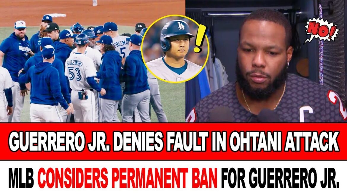 Guerrero Jr. refuse d’admettre sa faute dans l’attaque d’Ohtani au WS ! La MLB émet une suspension permanente