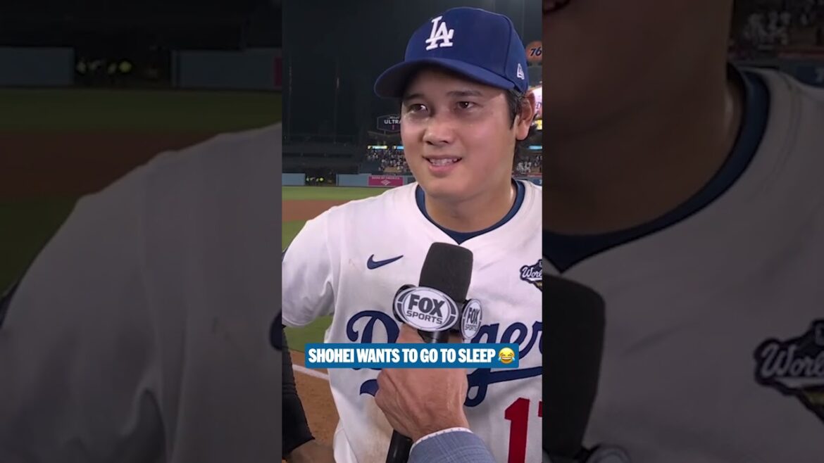 Shohei Ohtani a atteint la base NEUF fois au cours du marathon de 18 manches de ce soir. Il est maintenant temps d'aller au lit ! 😴