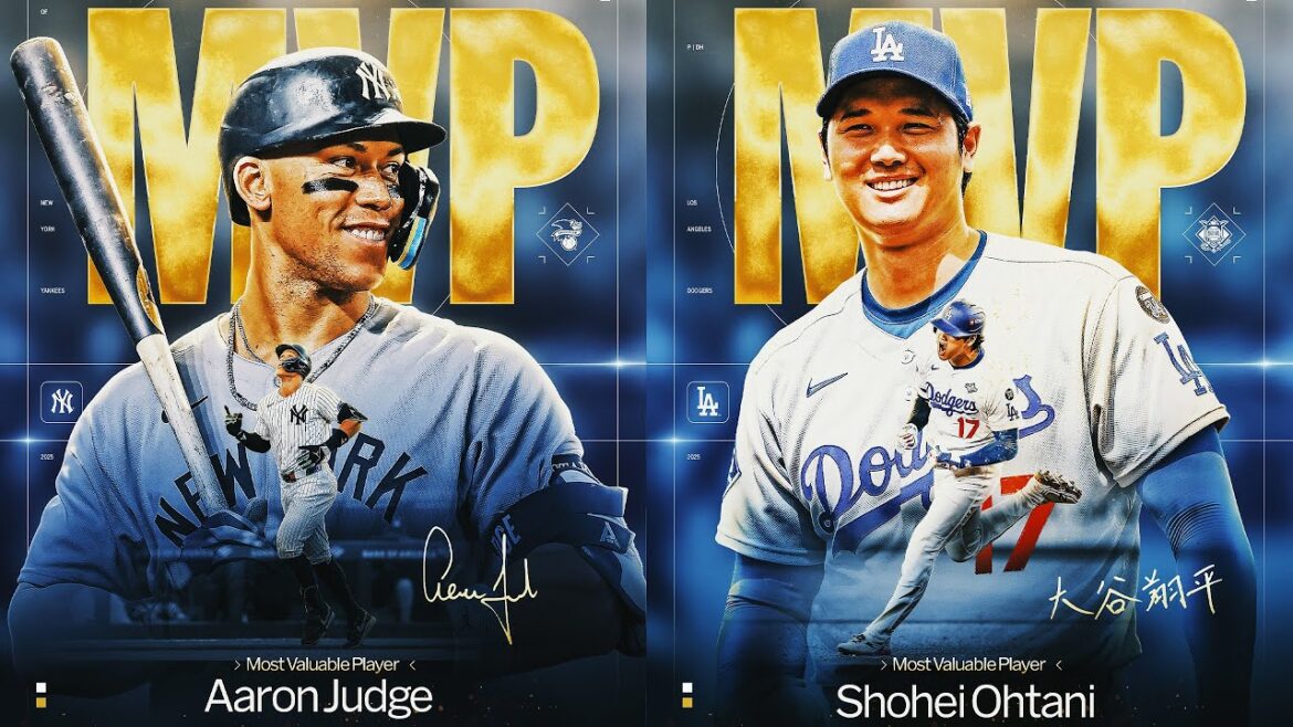 Shohei Ohtani et Aaron Judge sont vos MVP 2025 ! (Les deux ont remporté le titre de MVP lors de saisons consécutives 🤯)