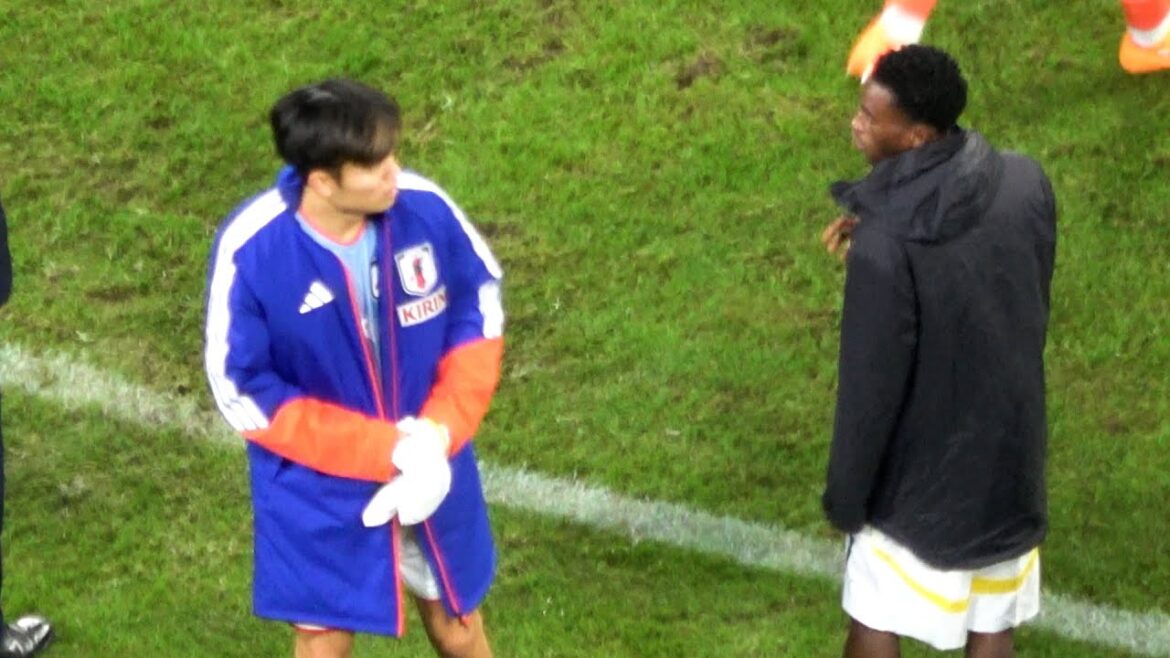 [Kirin Challenge Cup 2025]Les joueurs ghanéens vont demander à Kubo Takefusa de changer d'uniforme après le match L'équipe nationale japonaise se calme Images locales