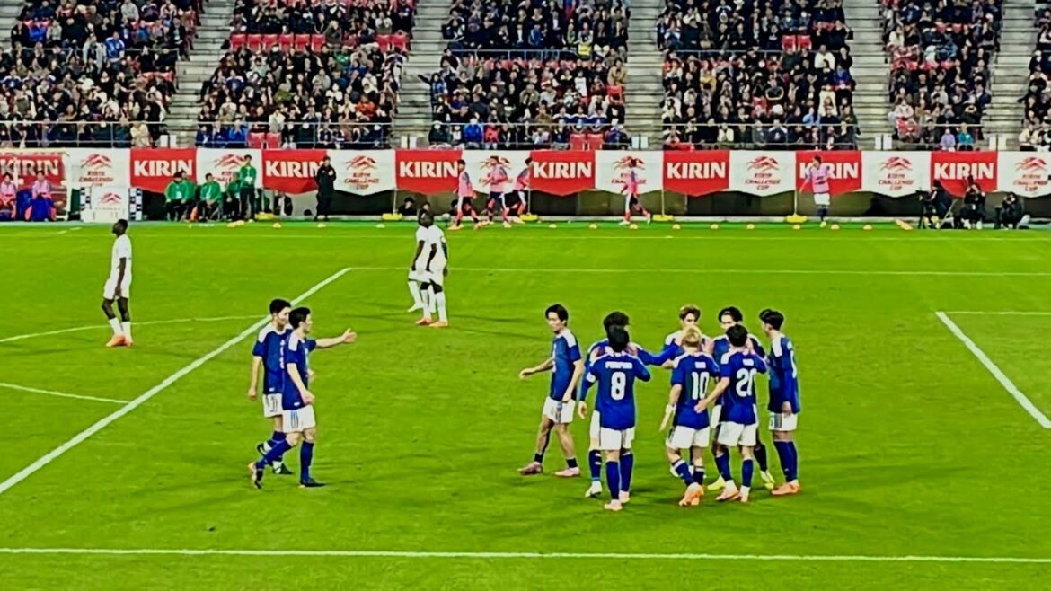 [Japon x Ghana]Scène de score de l'équipe nationale du Japon Ritsu Doan ~ Appel de Ritsu Doan (Kirin Challenge Cup 2025 Équipe nationale du Japon x Équipe nationale du Ghana)