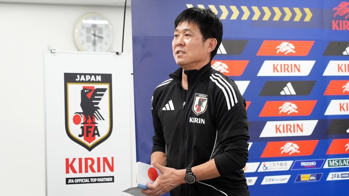 Le sélectionneur du Japon Hajime Moriyasu franchit le cap des 100 matches alors que le Japon affronte la Bolivie à Tokyo Le sélectionneur du Japon Hajime Moriyasu franchit le cap des 100 matches alors que le Japon affronte la Bolivie à Tokyo