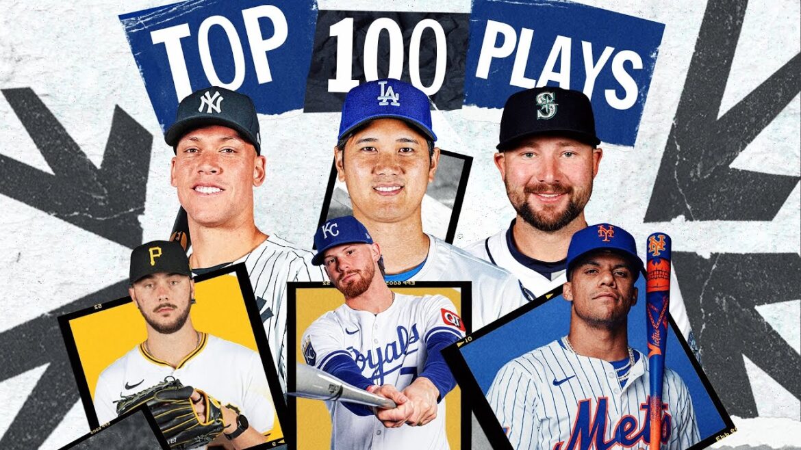 Les 100 meilleurs jeux de la MLB en 2025 ! (Ft. faits saillants historiques de Shohei Ohtani, Aaron Judge et PLUS)