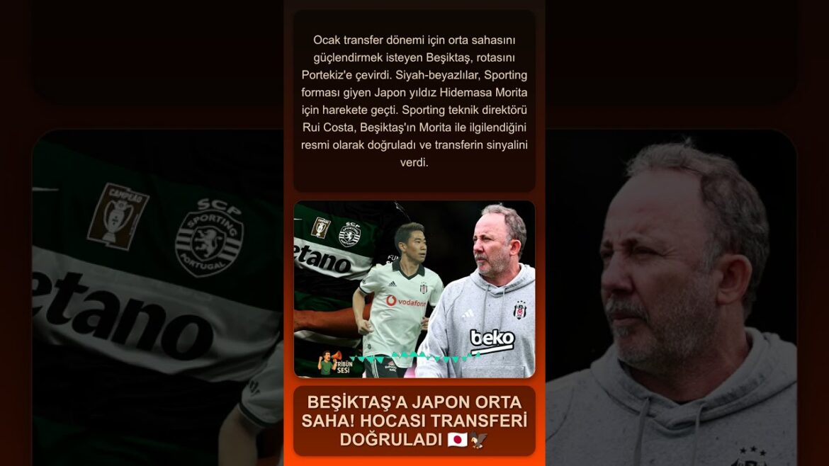 Milieu de terrain japonais pour Beşiktaş ! Son coach a confirmé le transfert 🇯🇵🦅