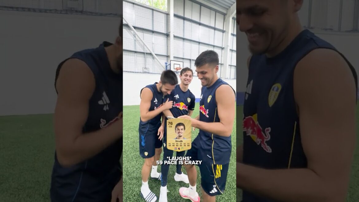 Les joueurs de Leeds United réagissent aux notes de l'EA FC 26 😂