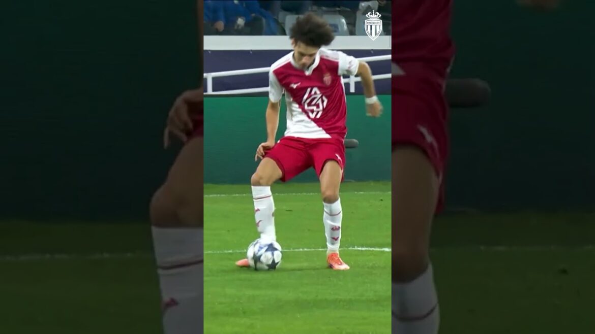 La connexion Akliouche - Minamino 🇫🇷🇯🇵 #asmonaco #ucl #pafosfc