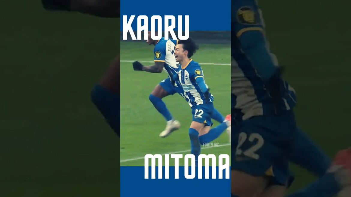 KAORU MITOMA - Brighton vs Liverpool - EPL 22/23 #shorts #short #yotubeshorts