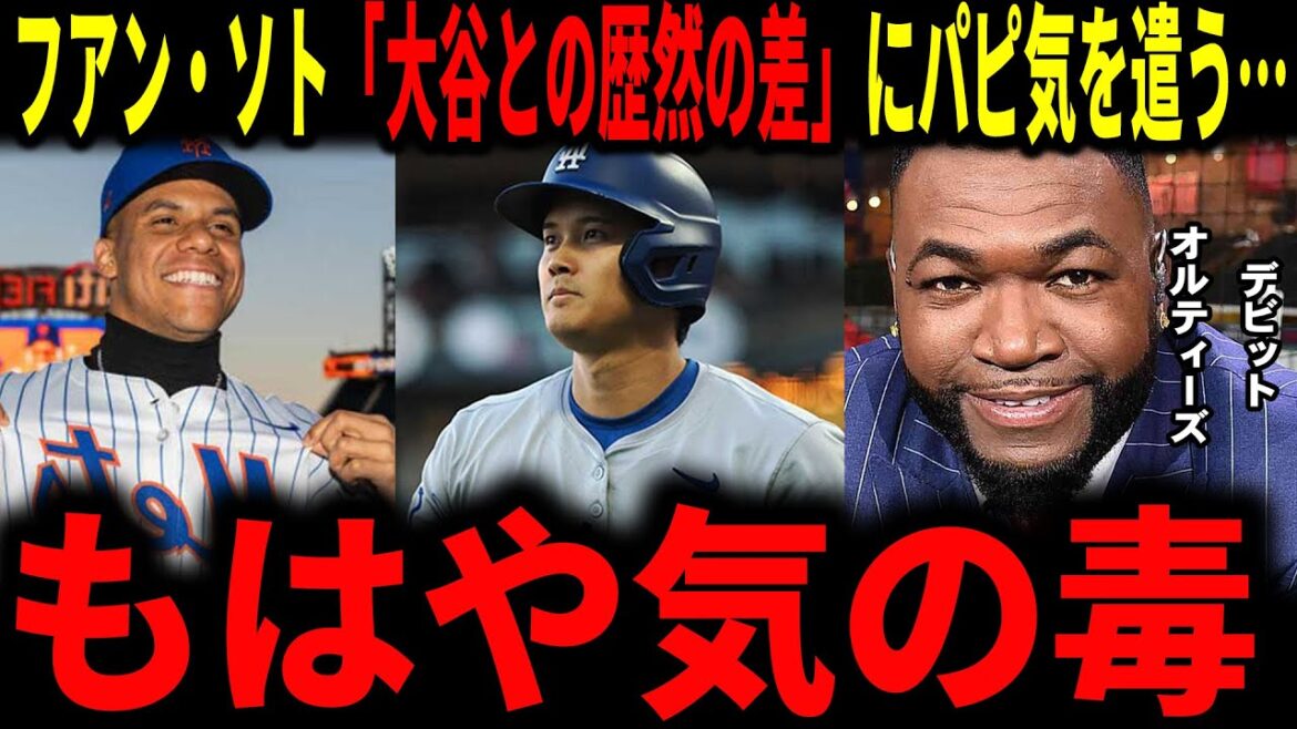 [Shohei Ohtani]David Ortiz est inquiet car la différence entre Ohtani et Juan Soto est si grande... "Je commence à avoir pitié de lui..."