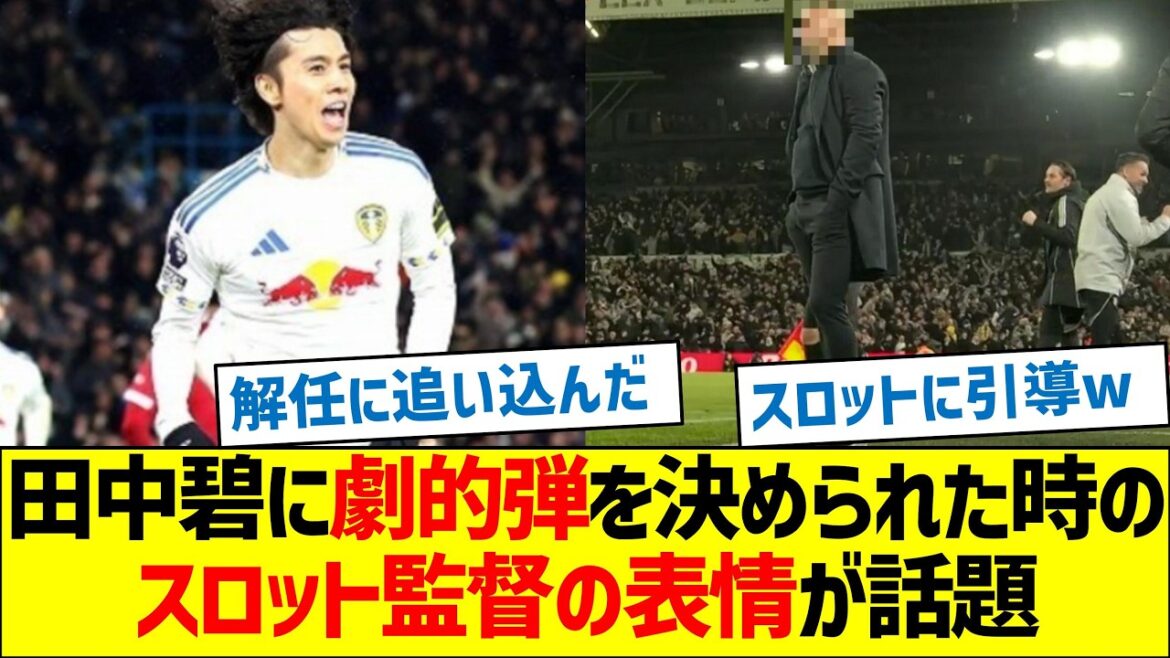 L'expression du réalisateur Slott lorsqu'il a été frappé par un plan dramatique d'Aoi Tanaka est devenue un sujet brûlant.