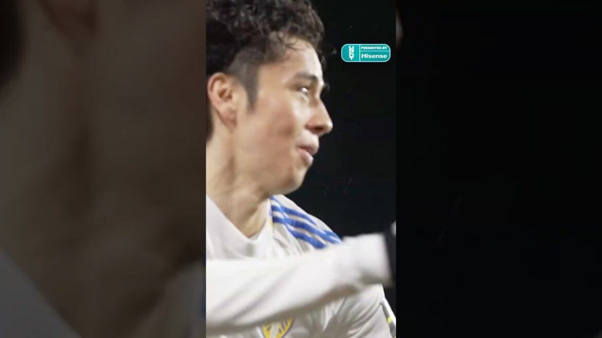 But d'Ao Tanaka 🤝 Elland Road se déchaîne