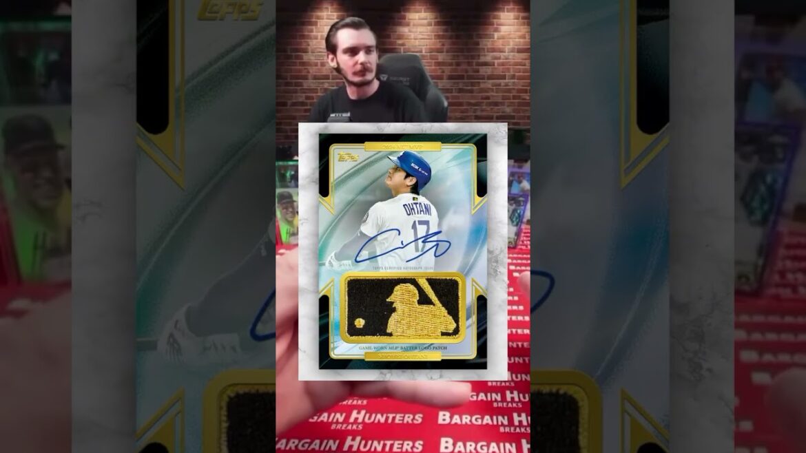 Le Topps 1/1 Gold Logoman de Shohei Ohtani a été trouvé ! 👀
