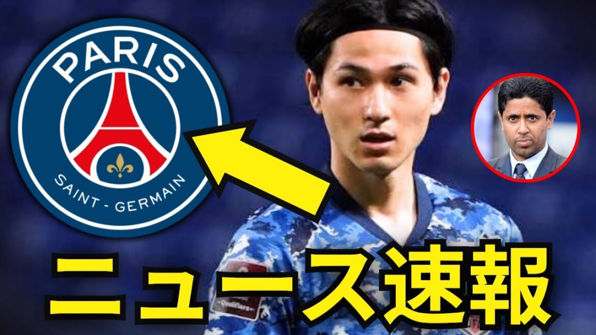 "Dernières nouvelles ! Le PSG va-t-il acquérir Takumi Minamino ? ️ Gros choc sur le marché des transferts"