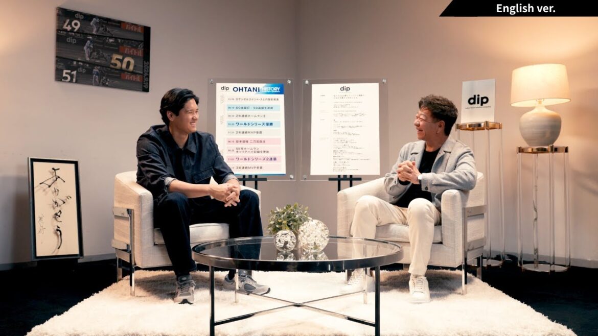 Deux ans après sa première interview, Shohei Ohtani, ambassadeur de la marque Dip, parle de WBC avec notre PDG