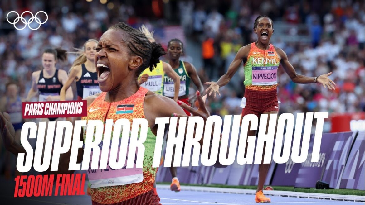 LE TOUR DU CHAPEAU D'OR TERMINÉ ! 🔥 | Finale du 1500 m femmes | Paris 2024