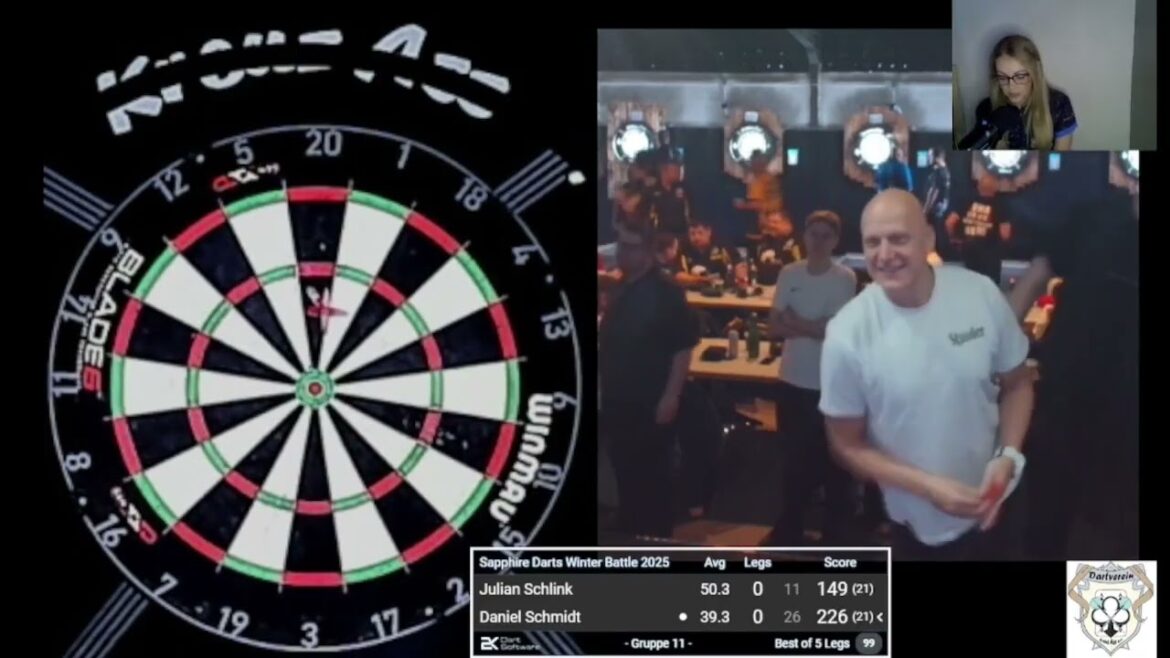 Julian Schlink contre Daniel Schmidt | Bataille d'hiver de Sapphiredarts 2025 | Match complet