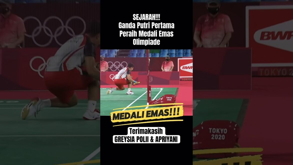 SCULPTEUR D’HISTOIRE !!! GREYSIA POLII & APRIYANI MÉDAILLE D’OR OLYMPIQUE DE TOKYO 2020 #shorts #badminton SCULPTEUR D'HISTOIRE !!! GREYSIA POLII & APRIYANI MÉDAILLE D'OR OLYMPIQUE DE TOKYO 2020 #shorts #badminton