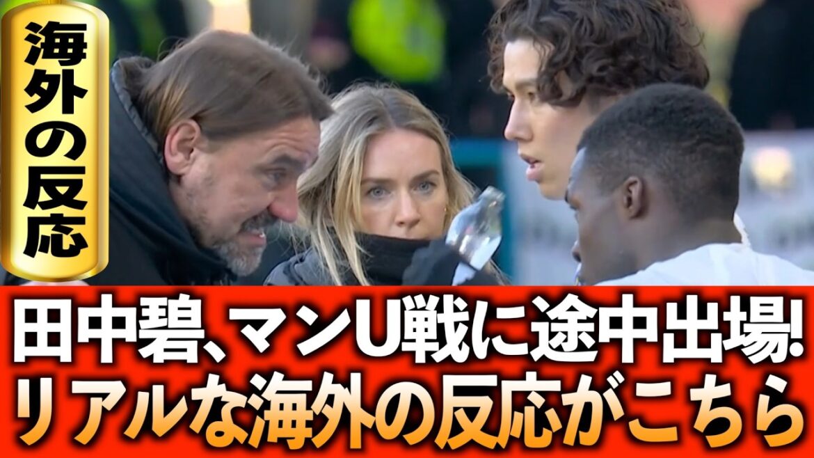 [Réaction à l'étranger]Aoi Tanaka rejoint l'équipe en tant que remplaçant en seconde période ! Voici les réactions de véritables soutiens étrangers !