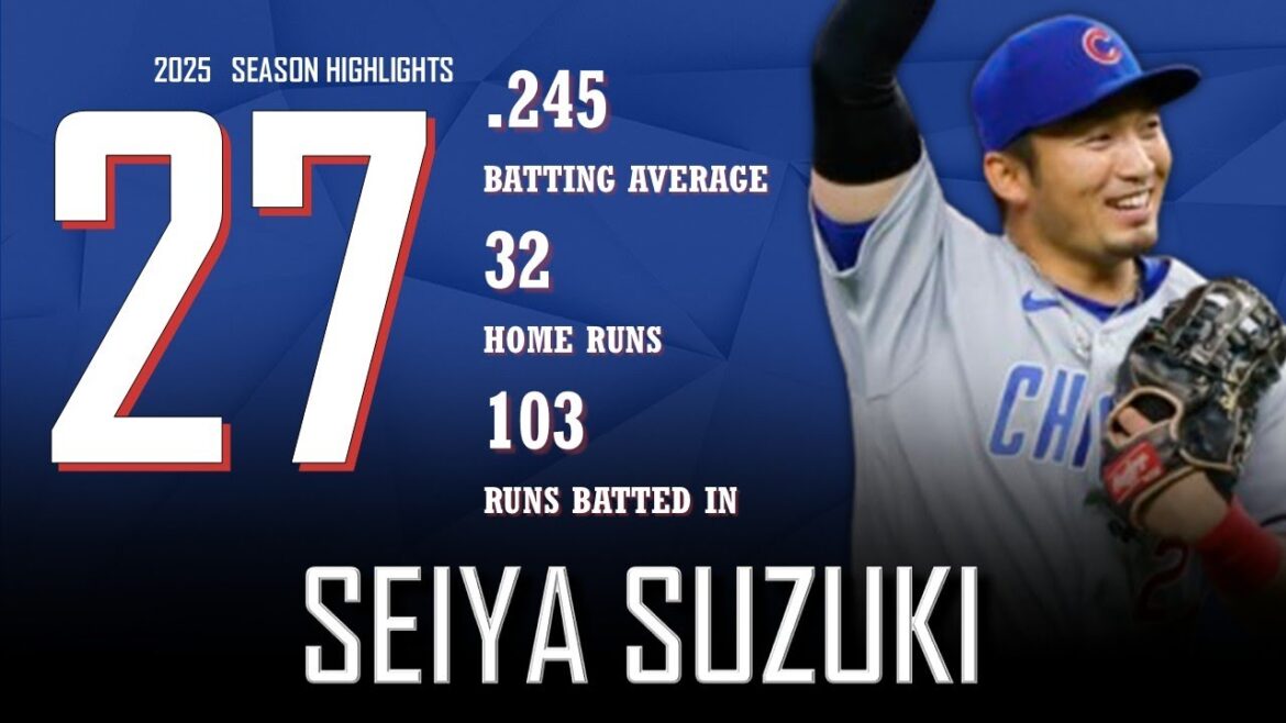 Seiya Suzuki || Faits saillants des Cubs de Chicago 2025