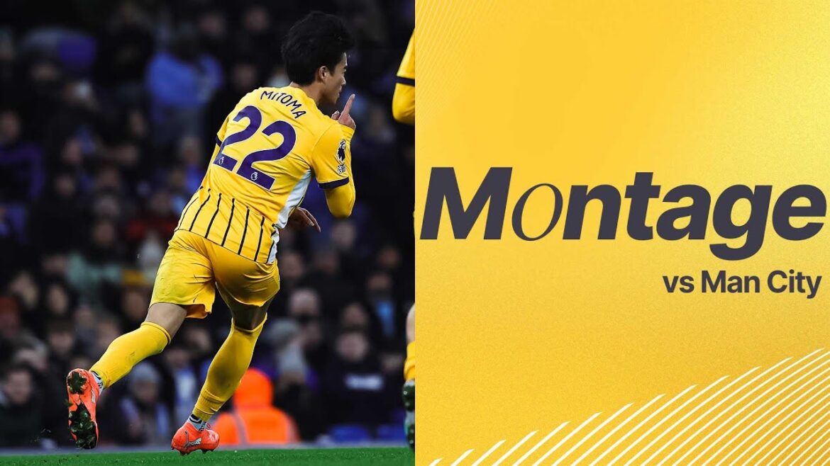 MONTAGE | La magie de Manchester de Mitoma | Man City contre Brighton