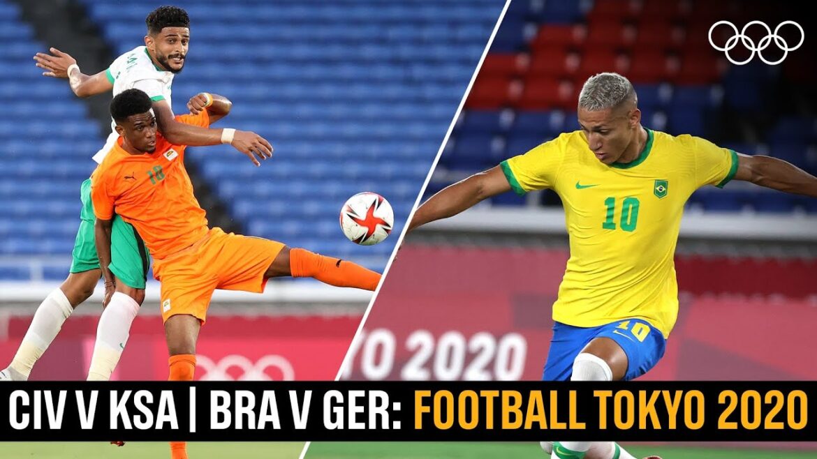 ⚽ Côte d’Ivoire win, Richarlison scores hat-trick for Brazil | #Tokyo2020 Highlights