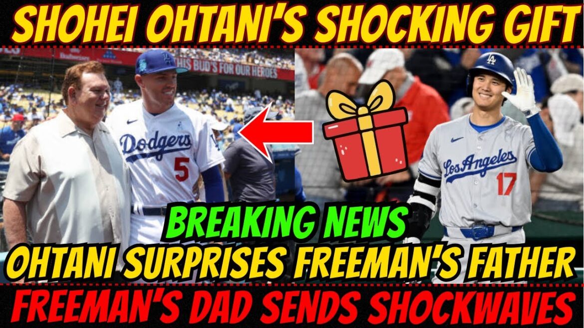 Le cadeau choquant de Shohei Ohtani au père de Freddie Freeman – « Incroyable… » ​​Les Dodgers sont restés sans voix !