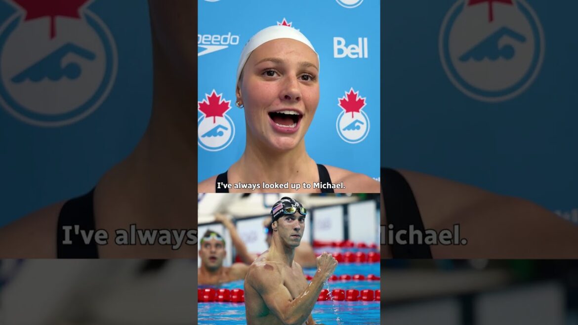 Quand Summer McIntosh apprend que Michael Phelps a été le dernier à faire ce qu'elle vient de faire