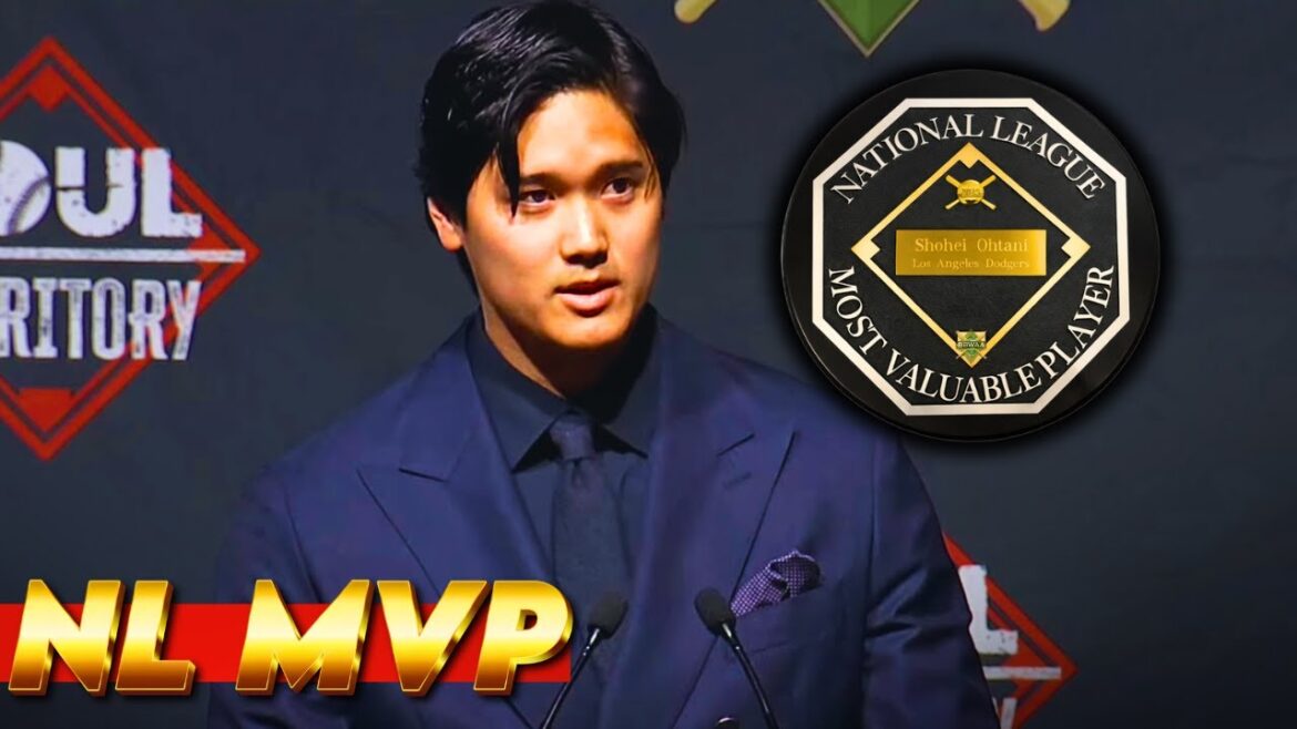 Shohei Ohtani 2025 NL MVP Award Présentation et discours