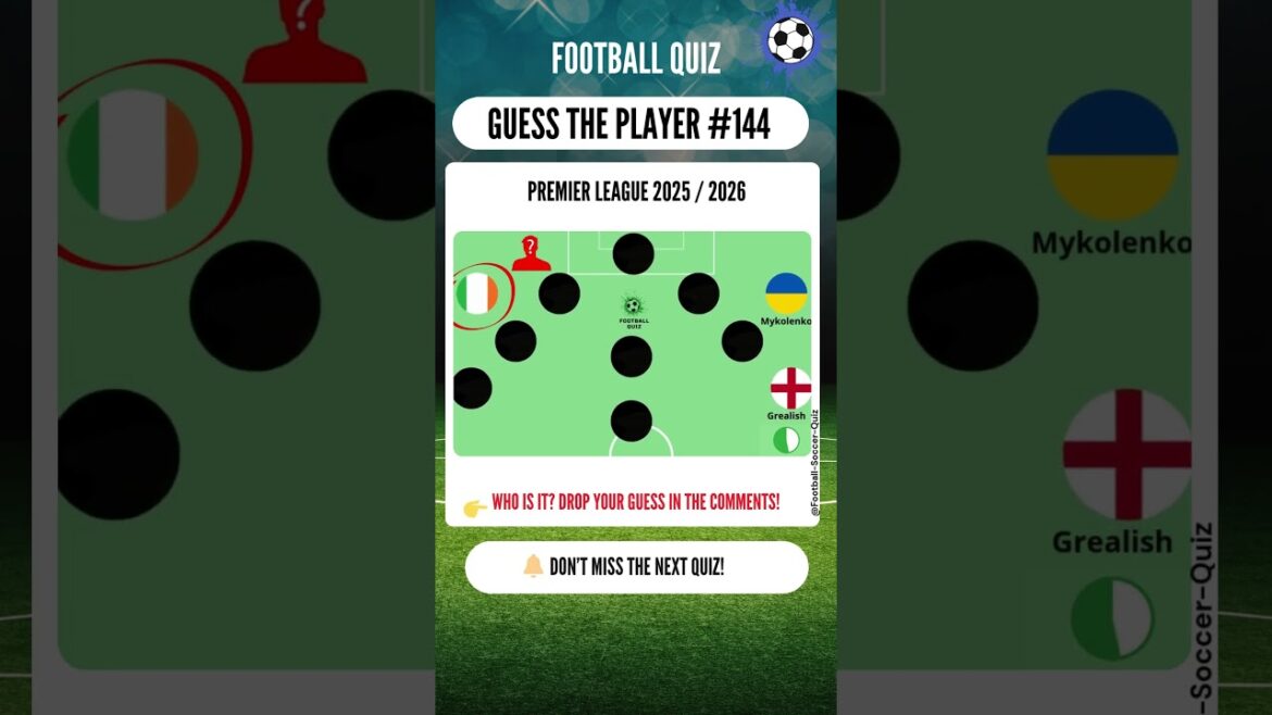 Devinez le joueur : qui est ce milieu de terrain anglais énergique et travailleur ? Quiz Football 2025/2026