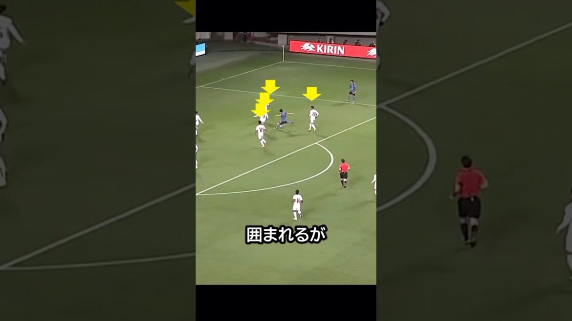 L'œil d'observation de Minamino ! Un match dans lequel Takumi Minamino a enchaîné les passes décisives en se plaçant derrière les défenseurs sur des dribbles et des coups francs ! #football