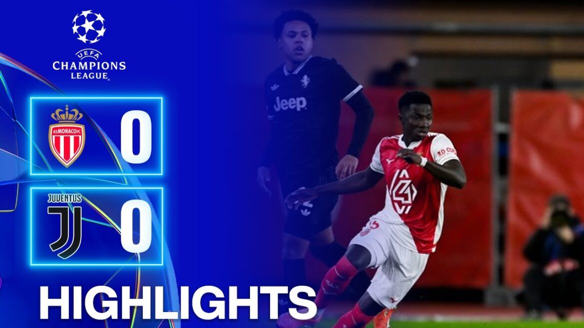AS Monaco vs Juventus 0-0 FAITS SAILLANTS | Ligue des champions de l'UEFA 2026