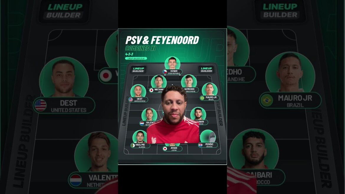PSV et Feyenoord | XI combiné #psv #feyenoord #eredivisie