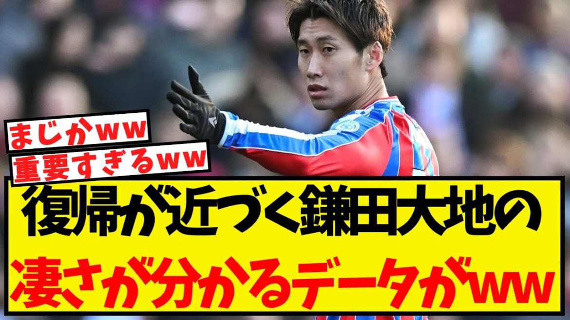 Daichi Kamata approche de son retour et des données ont été découvertes qui montrent à quel point il est génial mdr