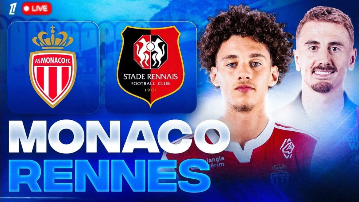 🔴AS MONACO - STADE RENNAIS LIVE/🚨MATCH SOUS HAUTE TENSION SUR LE ROCHER !🔥/ LIGUE 1/ L1