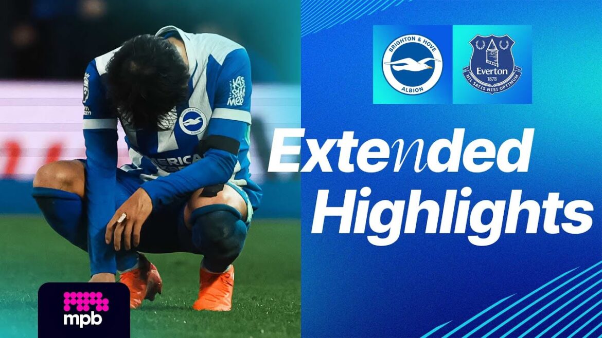 FAITS SAILLANTS ÉTENDU | Brighton contre Everton | Première Ligue