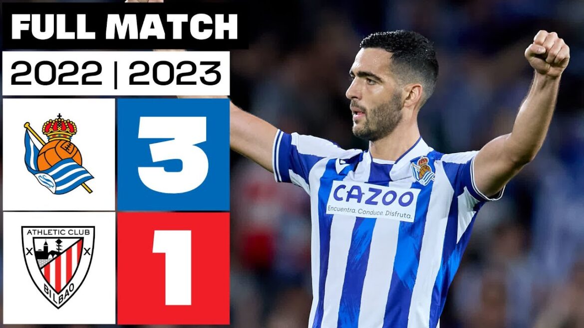 Real Sociedad 3 - 1 Athlétic Club 2022/23 | MATCH COMPLET