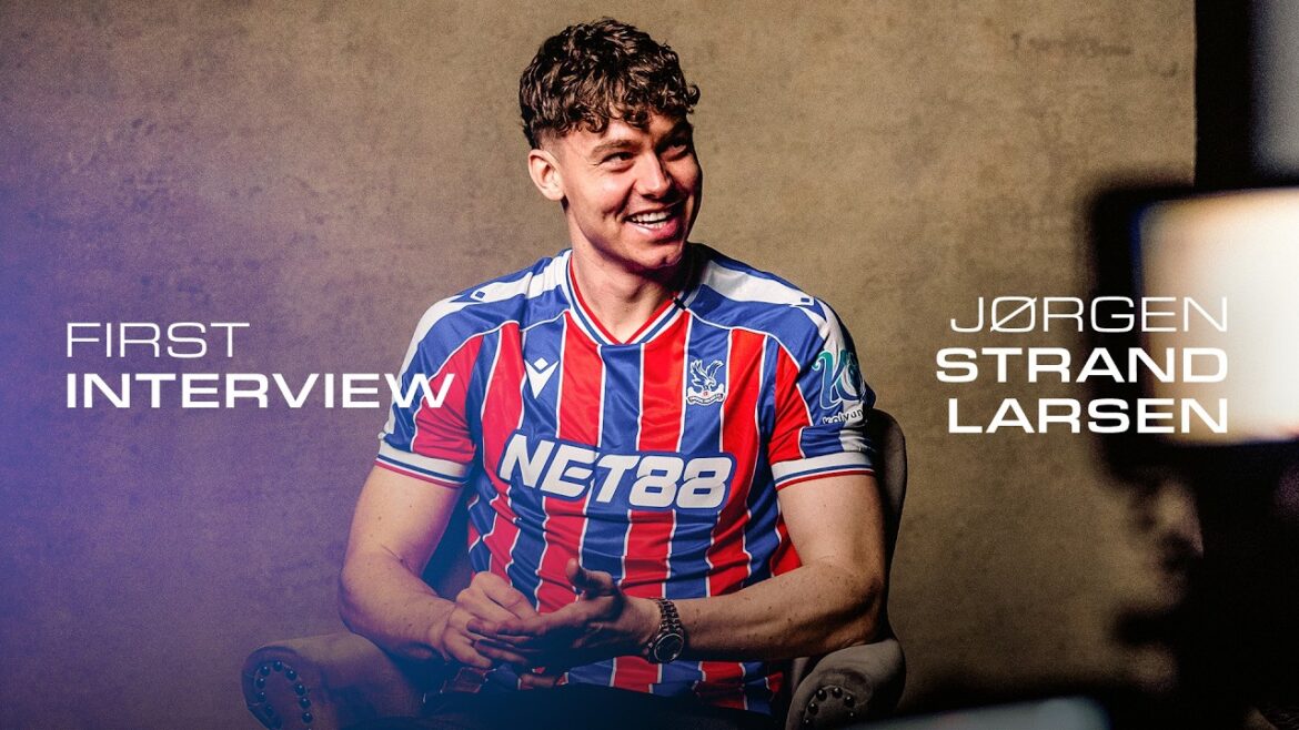 "C'EST UN MATCH PARFAIT" 🤩 | Première interview de Jørgen Strand Larsen 🇳🇴🦅